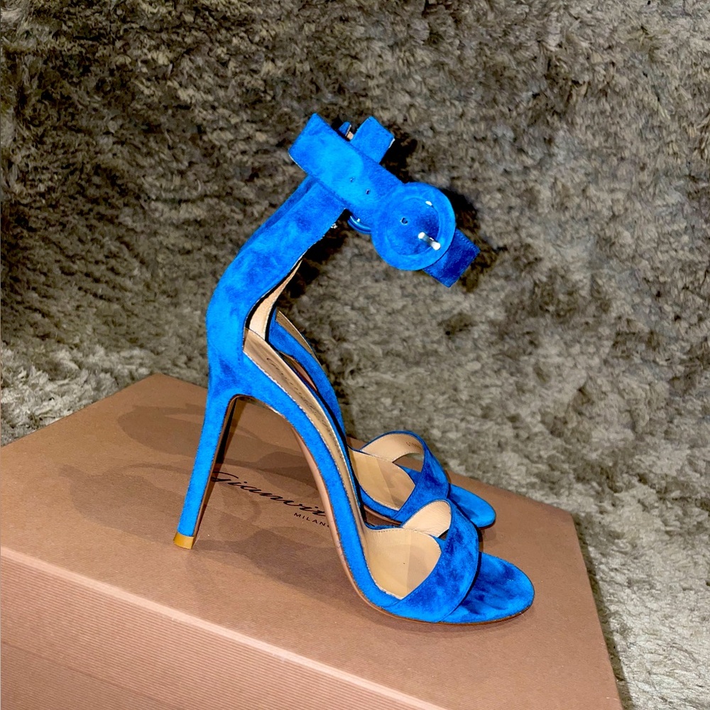 Gianvito Rossi suede Portofino sandals